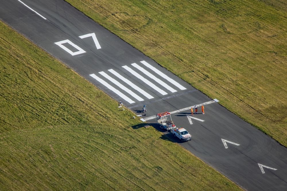 Luftbild Brilon - Flugplatz in Brilon im Bundesland Nordrhein-Westfalen, Deutschland