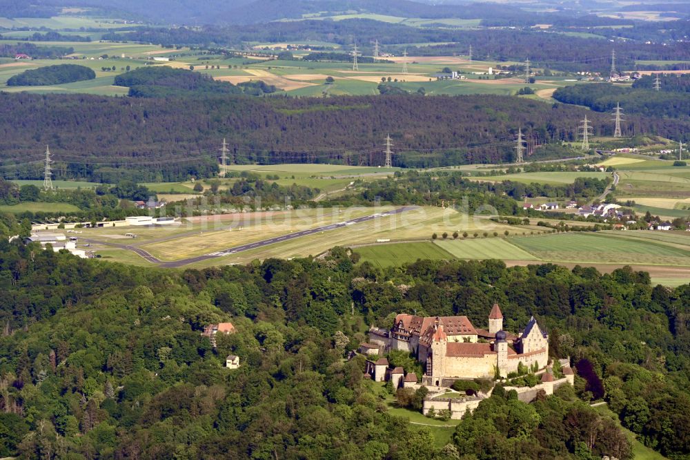 Luftbild Coburg - Flugplatz in Coburg im Bundesland Bayern, Deutschland