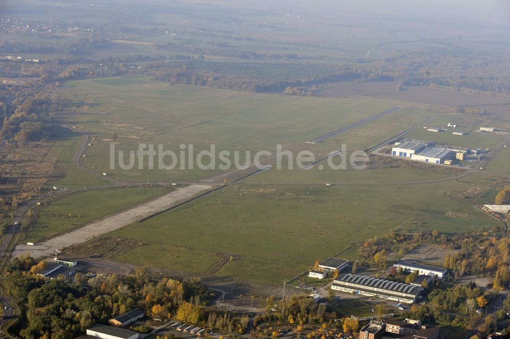 Luftbild Dessau - Flugplatz Dessau