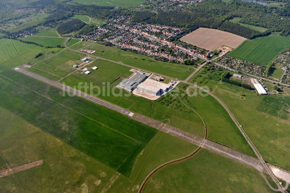 Luftbild Dessau-Roßlau - Flugplatz in Dessau-Roßlau im Bundesland Sachsen-Anhalt