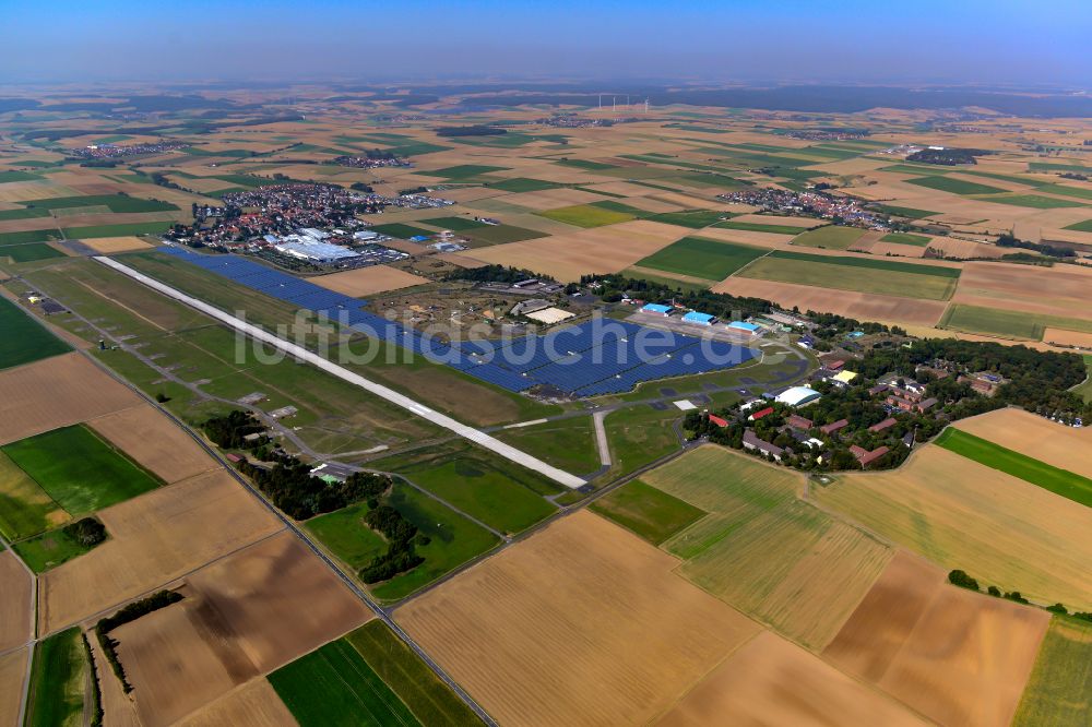 Luftbild Giebelstadt - Flugplatz in Giebelstadt im Bundesland Bayern, Deutschland