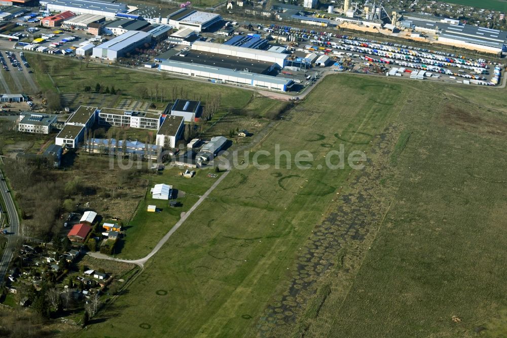 Luftaufnahme Gotha - Flugplatz in Gotha im Bundesland Thüringen, Deutschland