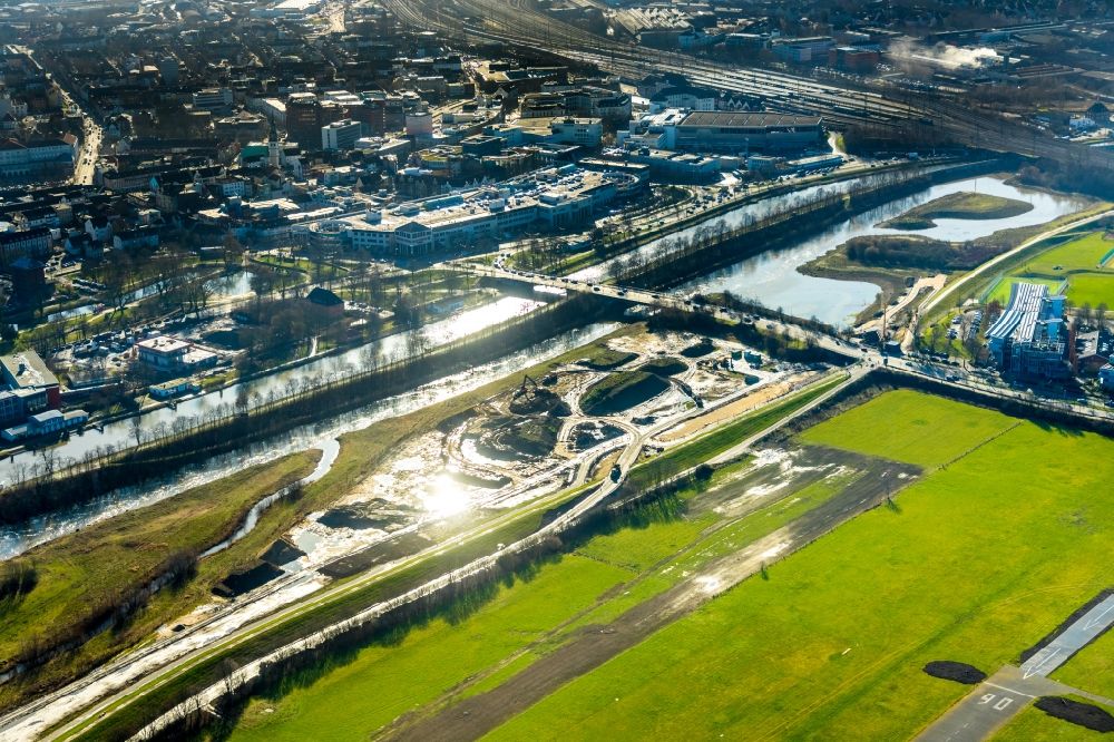 Luftbild Hamm (Westfalen) - Flugplatz Heessen in Hamm im Bundesland Nordrhein-Westfalen, Deutschland