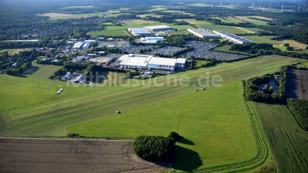 Luftbild Hodenhagen - Flugplatz in Hodenhagen im Bundesland Niedersachsen, Deutschland