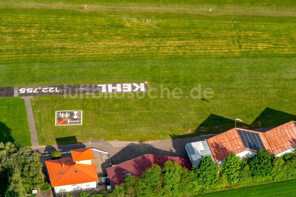 Luftbild Kehl - Flugplatz der in Kehl im Bundesland Baden-Württemberg, Deutschland