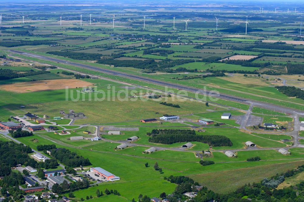 Luftbild Leck - Flugplatz in Leck im Bundesland Schleswig-Holstein, Deutschland