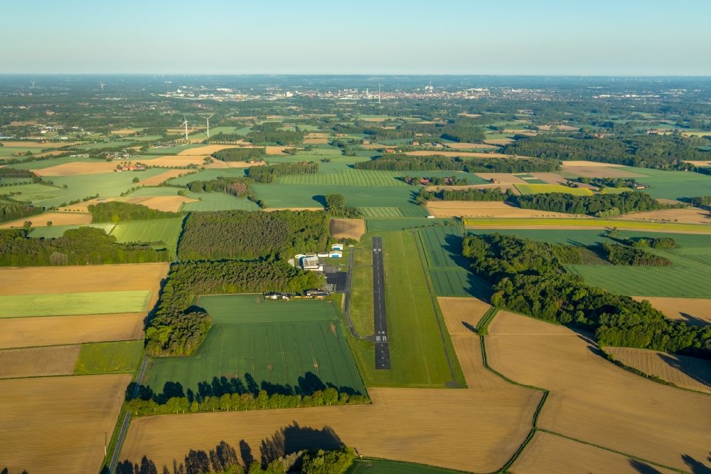 Luftbild Telgte - Flugplatz Münster-Telgte in Telgte im Bundesland Nordrhein-Westfalen, Deutschland