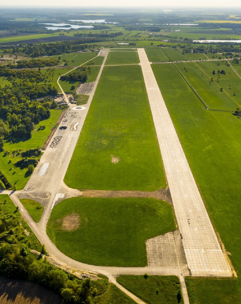 Luftbild Lärz - Flugplatz Müritz Airpark in Lärz im Bundesland Mecklenburg-Vorpommern