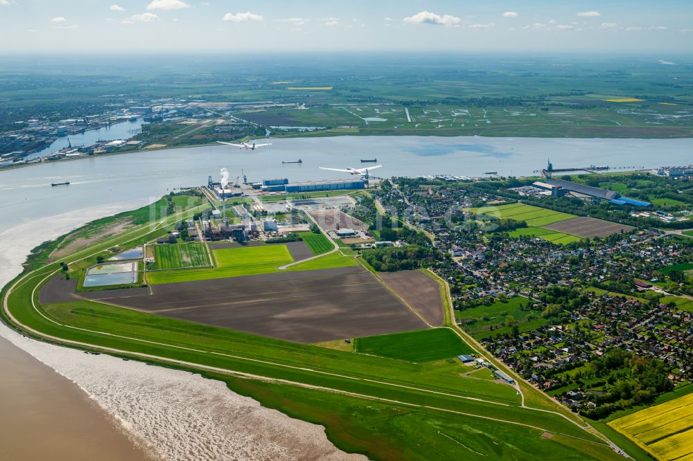 Luftbild Nordenham - Flugplatz in Nordenham im Bundesland Niedersachsen, Deutschland