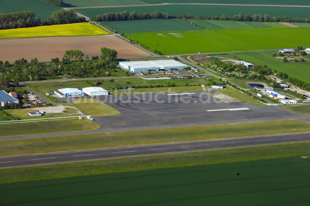 Luftbild Obermehler - Flugplatz in Obermehler im Bundesland Thüringen, Deutschland