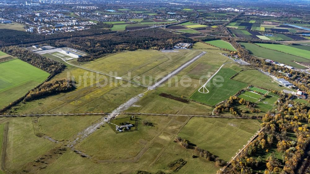 Luftaufnahme Oberschleißheim - Flugplatz in Oberschleißheim im Bundesland Bayern, Deutschland