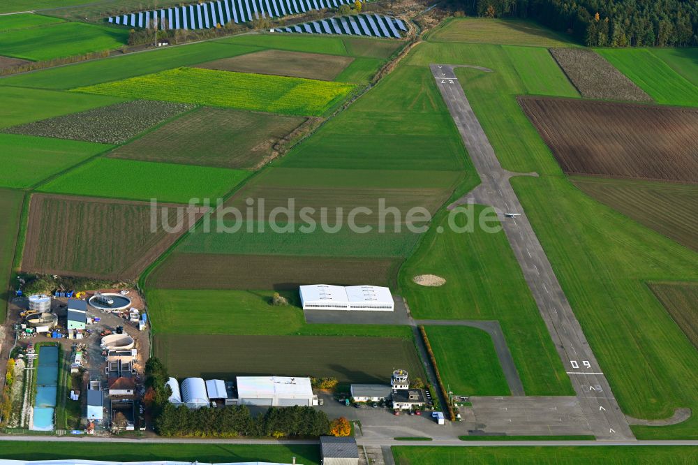 Luftbild Speichersdorf - Flugplatz im Ortsteil Plössen in Speichersdorf im Bundesland Bayern, Deutschland