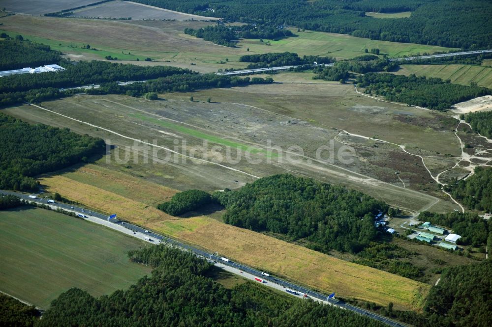 Luftbild Saarmund - Flugplatz in Saarmund im Bundesland Brandenburg, Deutschland