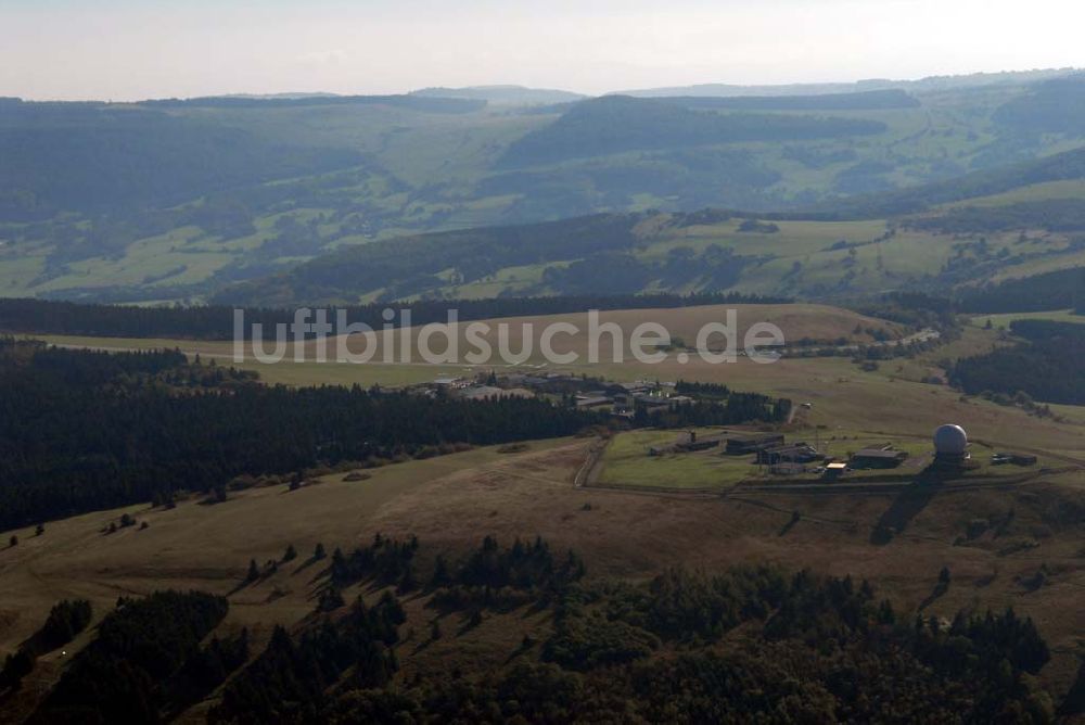 Luftaufnahme Gersfeld/Rhön - Flugsportzentrum Wasserkuppe