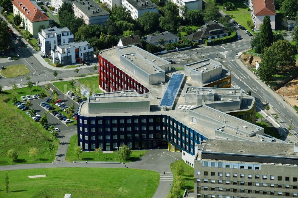 Luftbild Gießen - Forschungs- Gebäude und Bürokomplex BFS - Biomedizinisches Forschungszentrum Seltersberg in Gießen im Bundesland Hessen, Deutschland