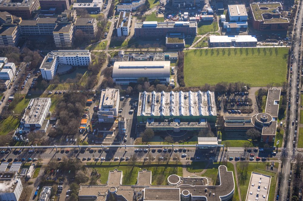 Luftbild Dortmund - Forschungs- Gebäude und Bürokomplex an der Emil-Figge-Straße am Technologiezentrum Dortmund in Dortmund im Bundesland Nordrhein-Westfalen, Deutschland