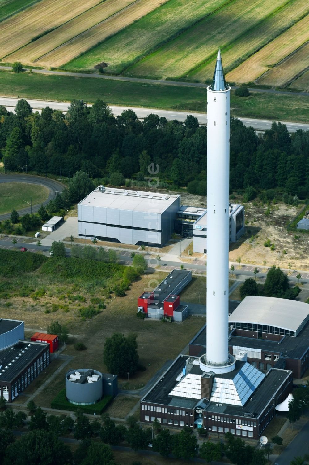 Luftbild Bremen - Forschungs- Gebäude des Fallturm im Ortsteil Horn-Lehe in Bremen, Deutschland