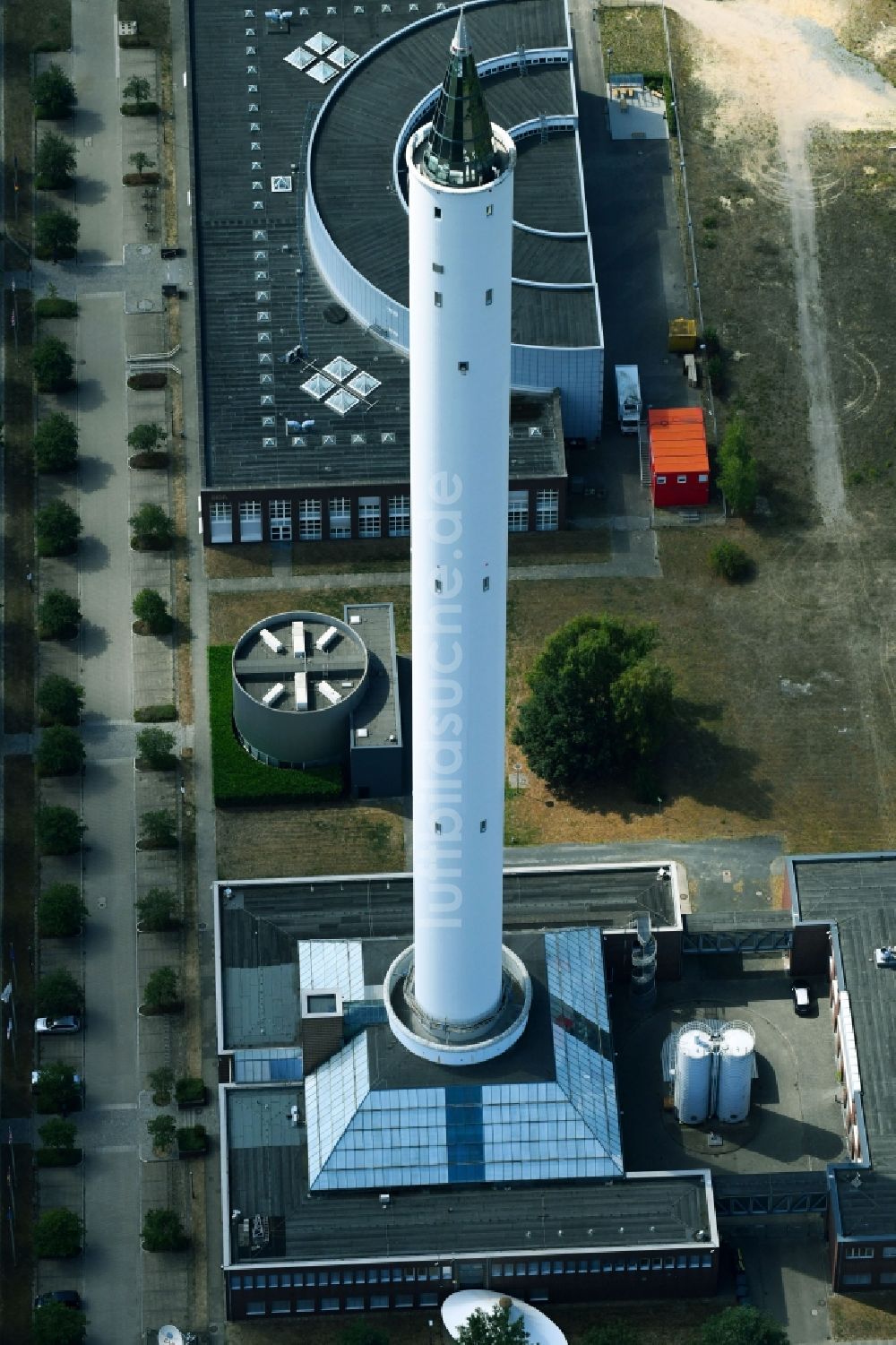 Luftbild Bremen - Forschungs- Gebäude des Fallturm im Ortsteil Horn-Lehe in Bremen, Deutschland