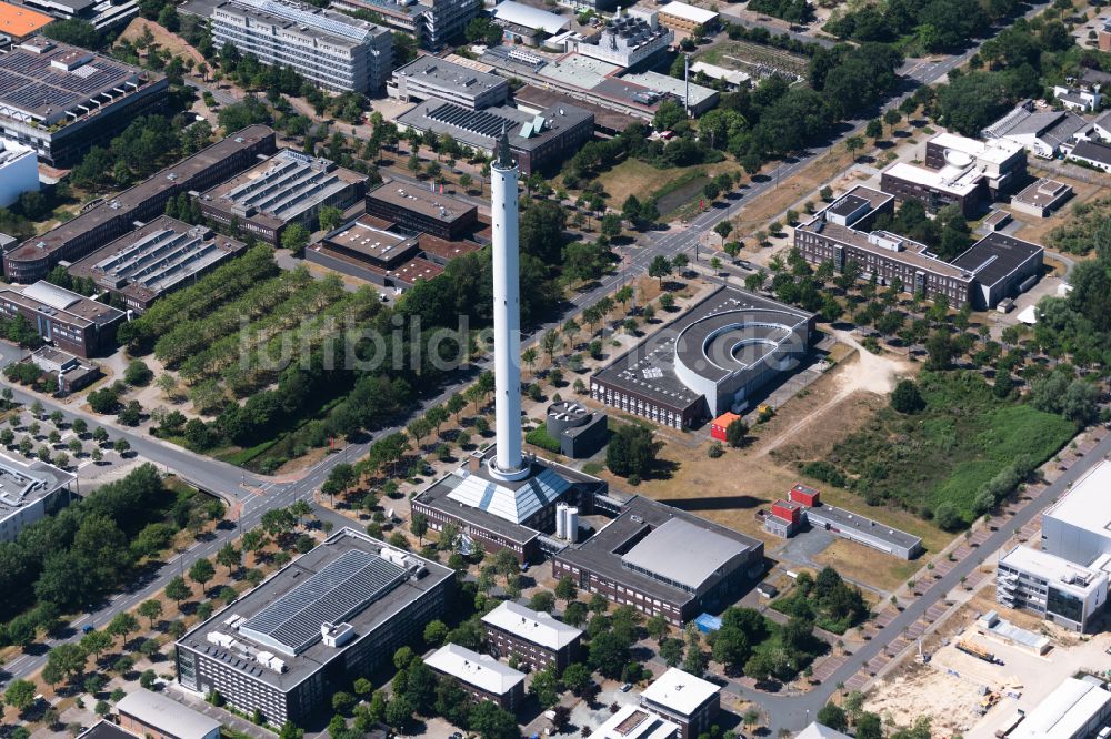 Bremen von oben - Forschungs- Gebäude des Fallturm im Ortsteil Horn-Lehe in Bremen, Deutschland