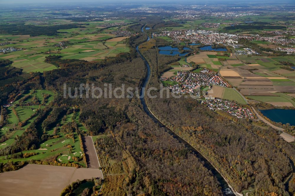 Luftaufnahme Ay - Forstgebiete in einem Waldgebiet in Ay im Bundesland Bayern, Deutschland