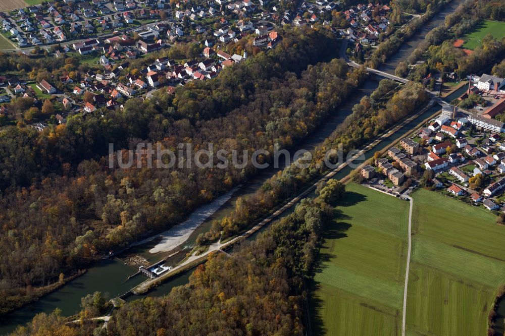 Luftbild Ay - Forstgebiete in einem Waldgebiet in Ay im Bundesland Bayern, Deutschland
