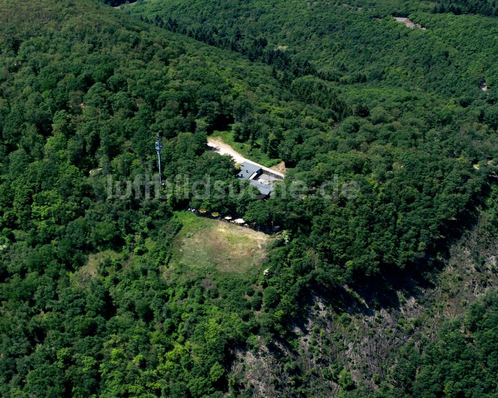 Luftaufnahme Boppard - Forstgebiete in einem Waldgebiet in Boppard im Bundesland Rheinland-Pfalz, Deutschland