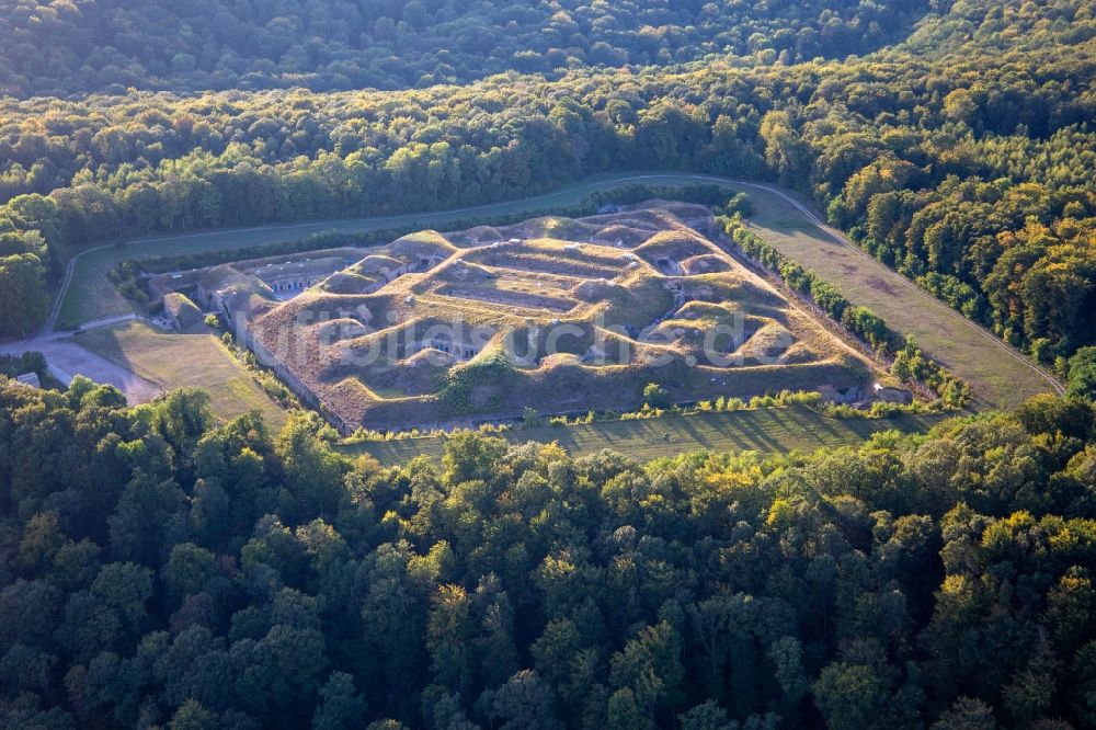 Mont-les-Neufchateau aus der Vogelperspektive: Fragmente der Festungsanlage Fort de Bourlémont in Mont-les-Neufchateau in Grand Est, Frankreich