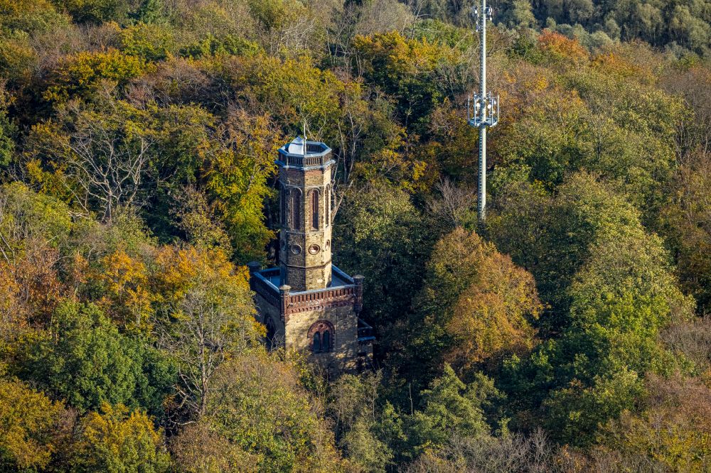 Hagen aus der Vogelperspektive: Freiherr- vom- Stein- Turm auf dem Kaisberg in Hagen im Bundesland Nordrhein-Westfalen