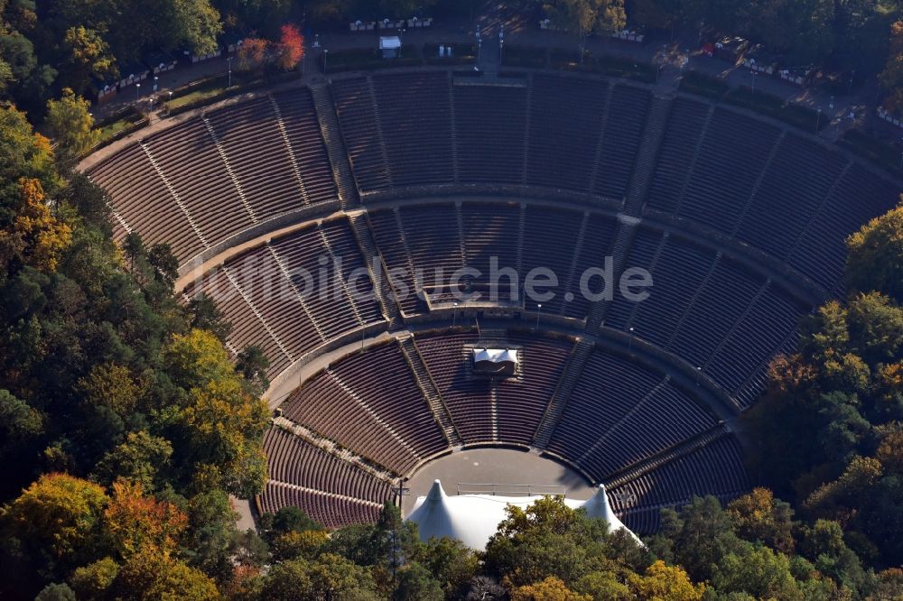 Luftaufnahme Berlin - Freilicht- Bühne der Waldbühne Berlin