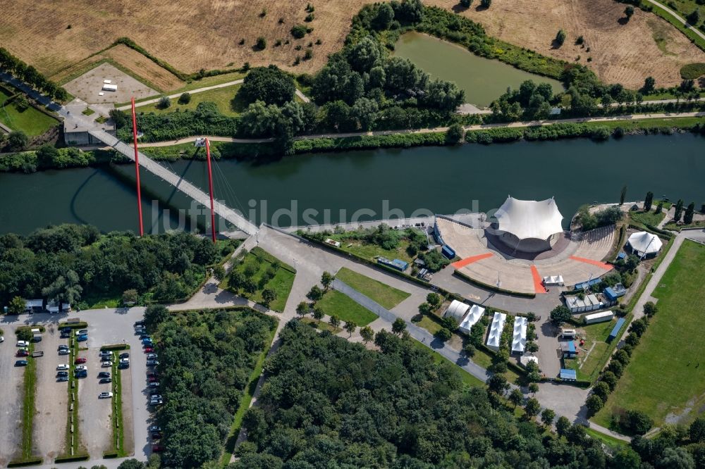 Luftbild Gelsenkirchen - Freilichtbühne Amphitheater-Gelsenkirchen im Bundesland Nordrhein-Westfalen, Deutschland
