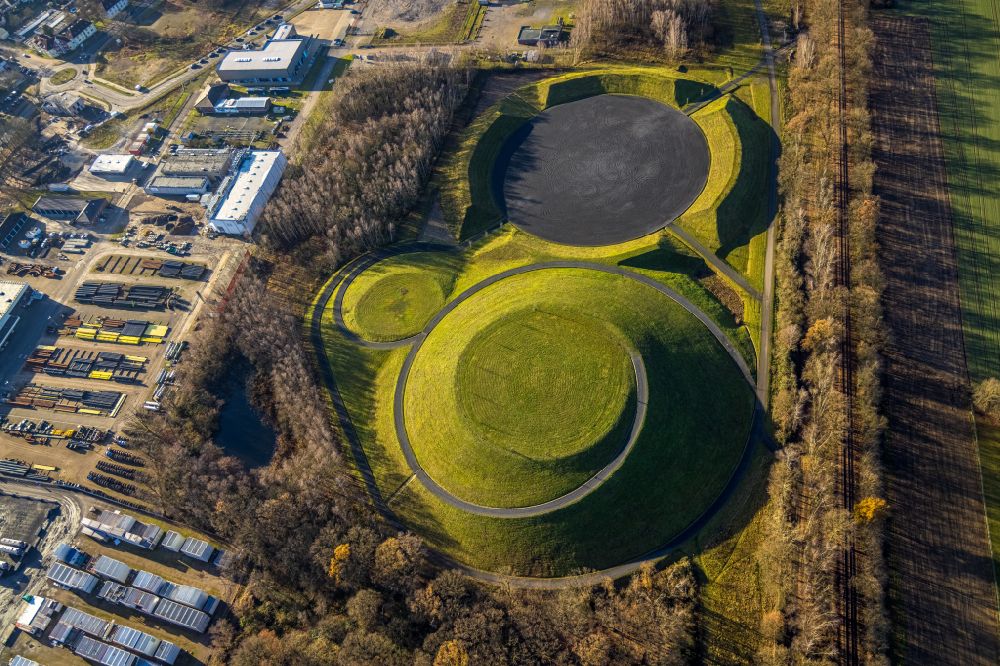 Luftbild Dorsten - Freilichtbühne auf dem Gelände der Zeche Fürst Leopold in Dorsten im Bundesland Nordrhein-Westfalen, Deutschland