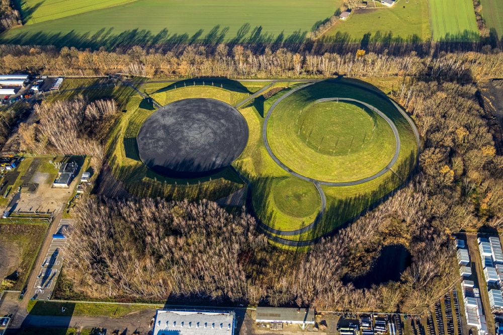 Luftaufnahme Dorsten - Freilichtbühne auf dem Gelände der Zeche Fürst Leopold in Dorsten im Bundesland Nordrhein-Westfalen, Deutschland