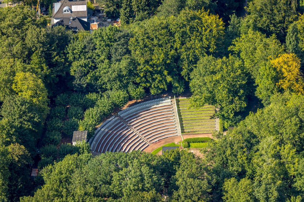 Wattenscheid aus der Vogelperspektive: Freilichtbühne im Stadtgarten Wattenscheid in Wattenscheid im Bundesland Nordrhein-Westfalen, Deutschland