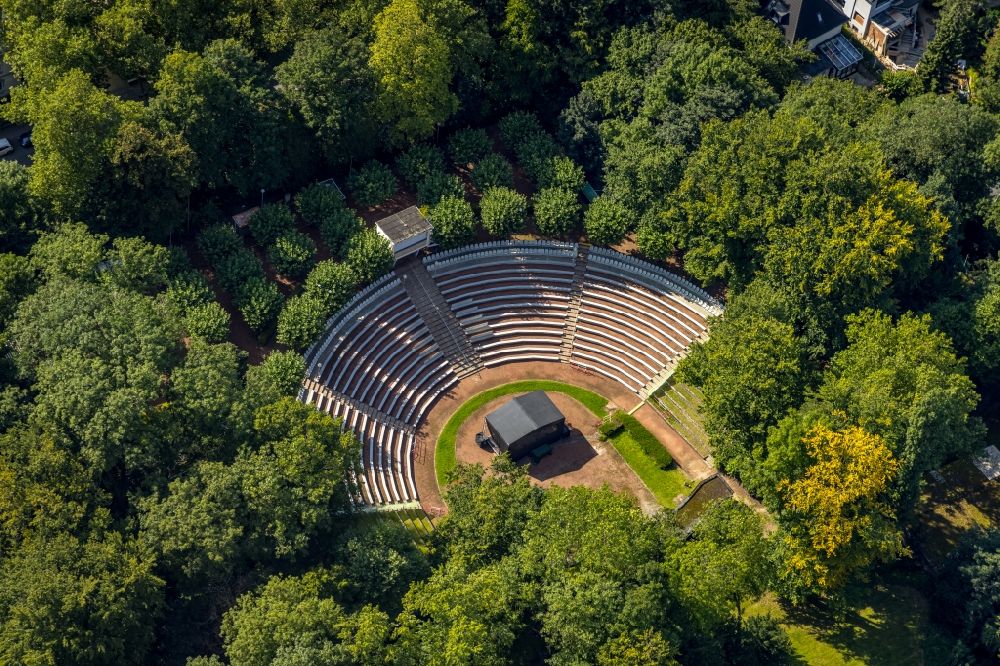 Luftbild Wattenscheid - Freilichtbühne im Stadtgarten Wattenscheid in Wattenscheid im Bundesland Nordrhein-Westfalen, Deutschland