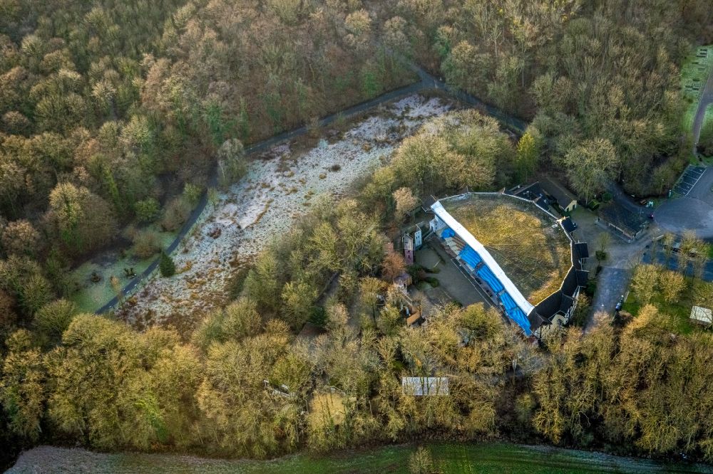 Luftaufnahme Hamm - Freilichtbühne Waldbühne Heessen am Gebrüder-Funke-Weg in Hamm im Bundesland Nordrhein-Westfalen, Deutschland