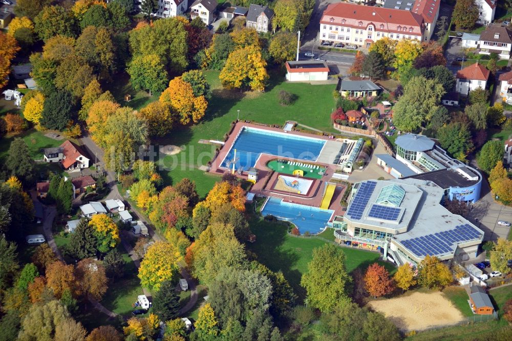 Luftaufnahme Lemgo - Freizeitbad Eau Le in Lemgo im Bundesland Nordrhein-Westfalen