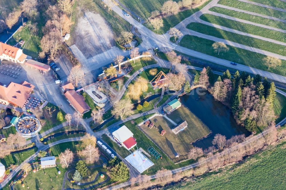 Luftaufnahme Morsbronn-les-Bains - Freizeitpark Didiland in Morsbronn-les-Bains in Grand Est, Frankreich