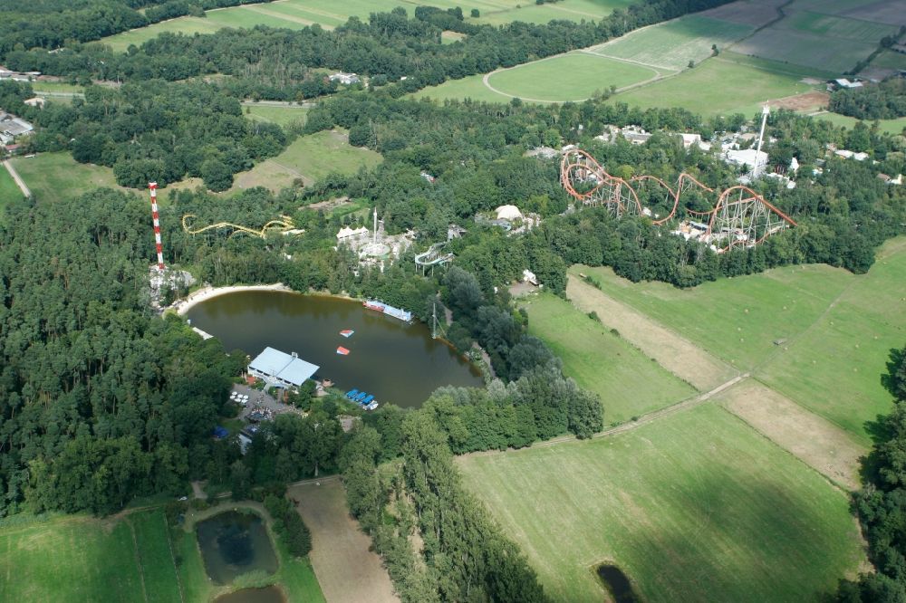 Haßloch aus der Vogelperspektive: Freizeitpark in Haßloch im Bundesland Rheinland-Pfalz