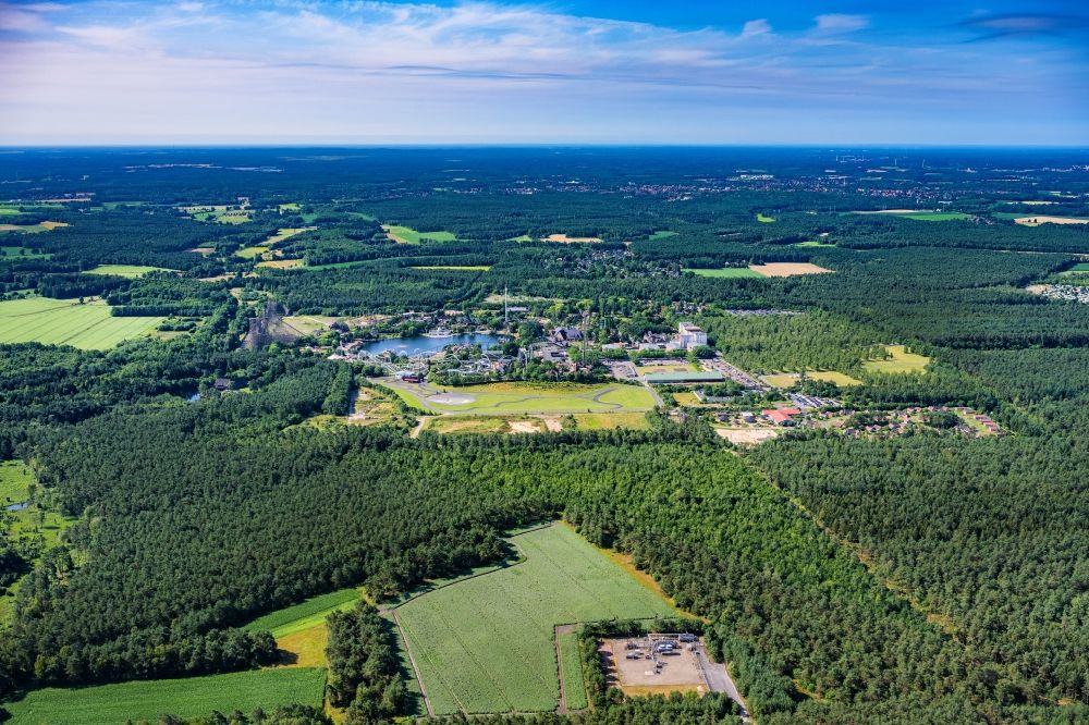 Luftaufnahme Soltau - Freizeitpark Heidepark Resort Soltau in Soltau im Bundesland Niedersachsen, Deutschland