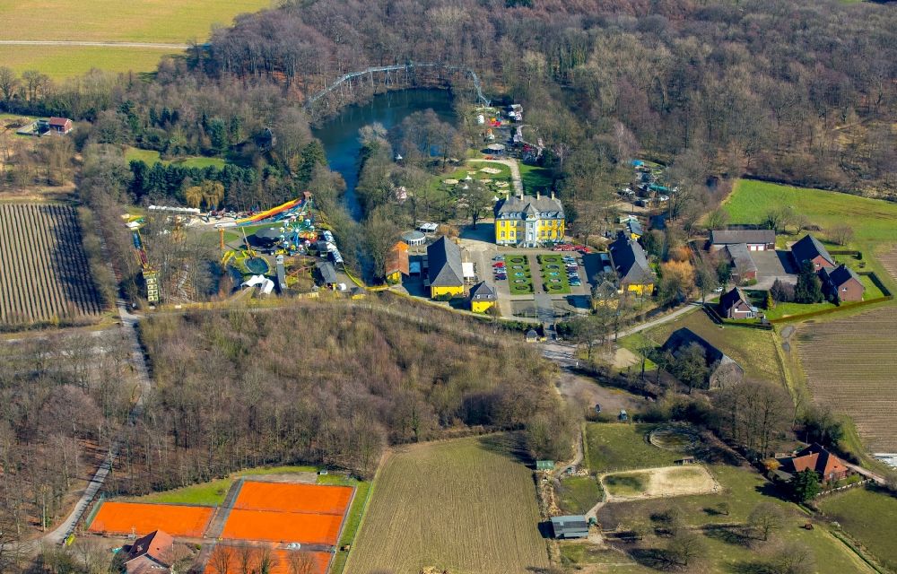 Luftbild Feldhausen - Freizeitpark Schloß Beck bei Feldhausen im Bundesland Nordrhein-Westfalen
