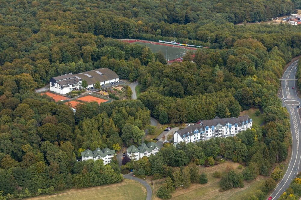Luftaufnahme Wilnsdorf - Freizeitzentrum Freizeitpark Wilnsdorf in Wilnsdorf im Bundesland Nordrhein-Westfalen, Deutschland