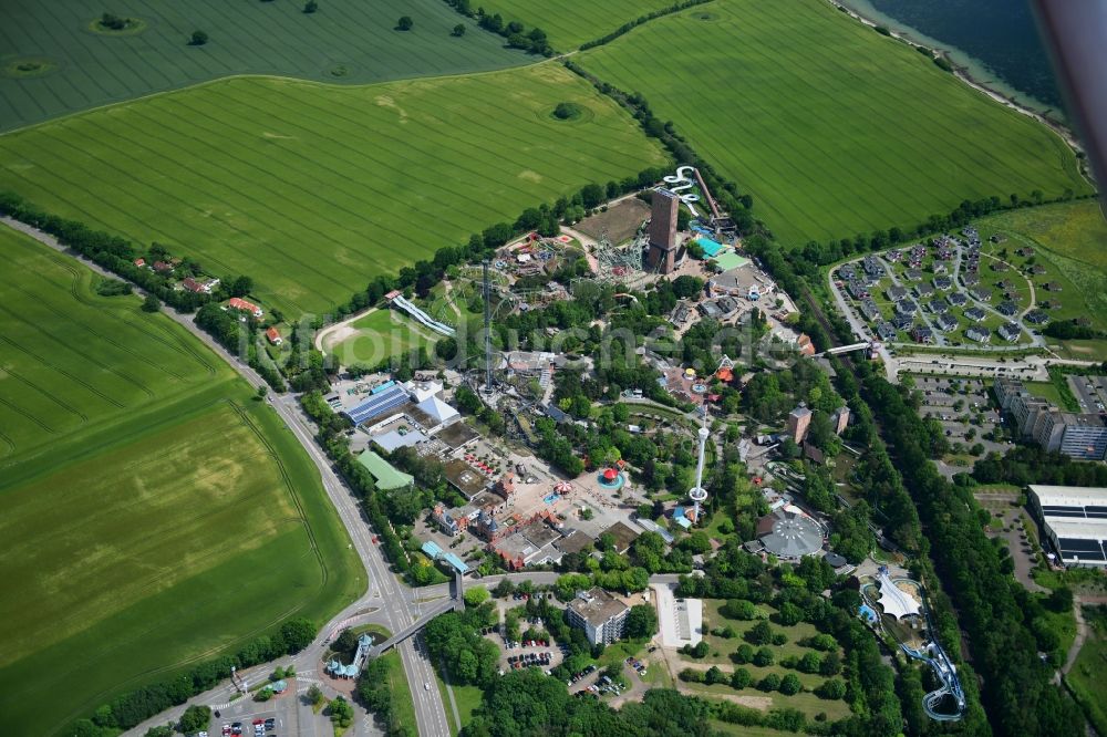Luftaufnahme Sierksdorf - Freizeitzentrum HANSA-PARK in Sierksdorf im Bundesland Schleswig-Holstein, Deutschland