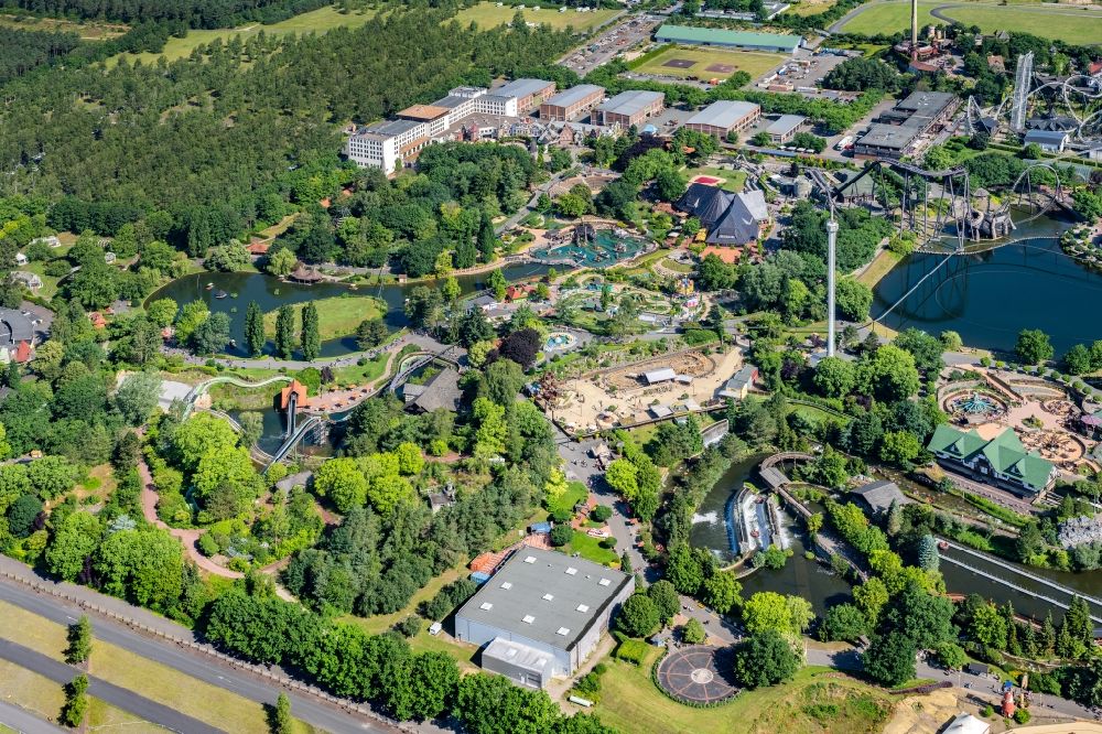 Luftbild Soltau - Freizeitzentrum Heidepark Soltau in Soltau im Bundesland Niedersachsen, Deutschland