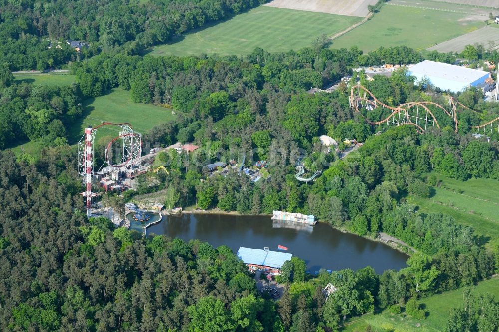 Luftaufnahme Haßloch - Freizeitzentrum Holiday Park in Haßloch im Bundesland Rheinland-Pfalz, Deutschland