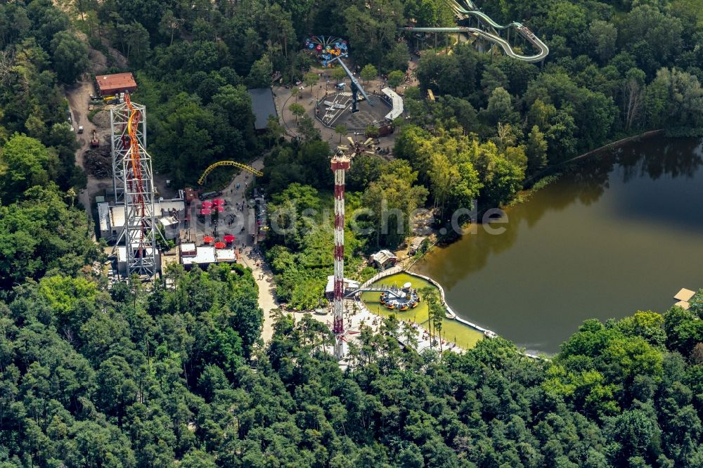 Luftbild Haßloch - Freizeitzentrum Holiday Park in Haßloch im Bundesland Rheinland-Pfalz, Deutschland