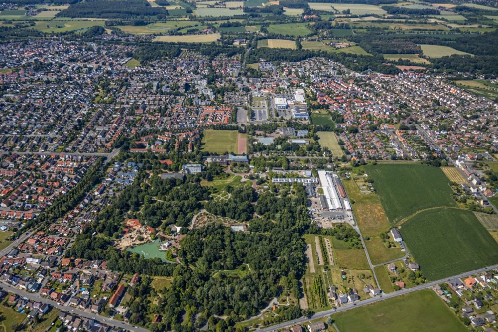 Luftbild Hamm - Freizeitzentrum der Maximilianpark Hamm GmbH im Ortsteil Werries in Hamm im Bundesland Nordrhein-Westfalen, Deutschland