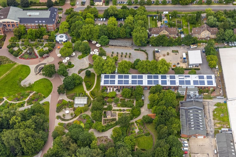 Luftaufnahme Hamm - Freizeitzentrum der Maximilianpark Hamm GmbH im Ortsteil Werries in Hamm im Bundesland Nordrhein-Westfalen, Deutschland