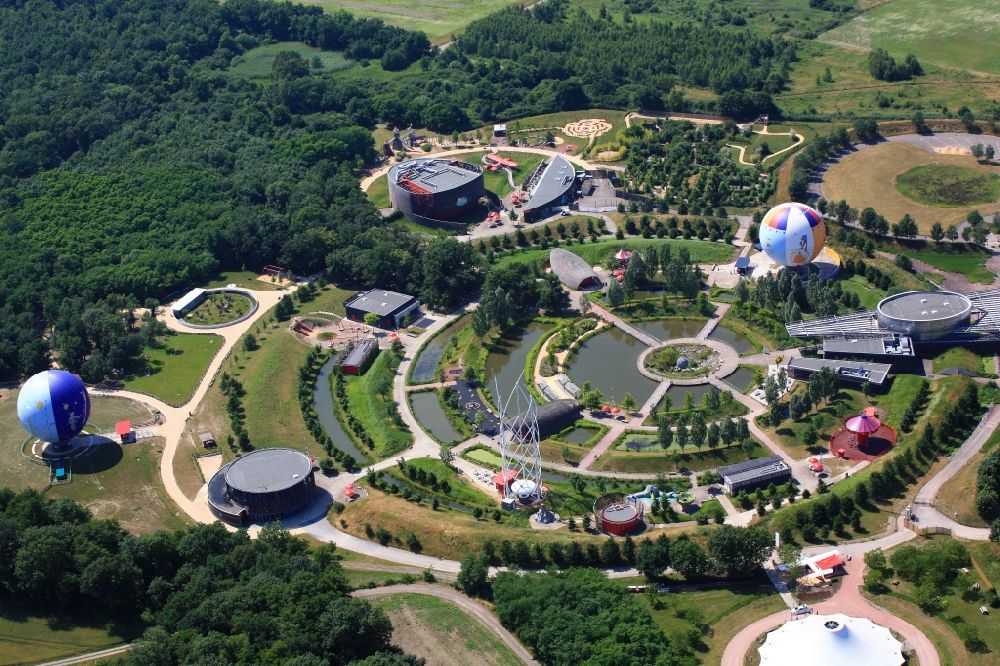 Luftbild Ungersheim - Freizeitzentrum Park des Kleinen Prinzen in Ungersheim in Frankreich