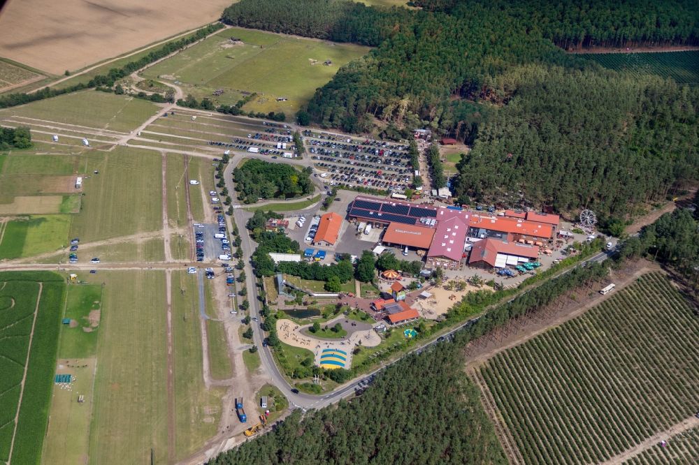 Luftbild Beelitz - Freizeitzentrum Spargel- und Erlebnishof Klaistow im Bundesland Brandenburg