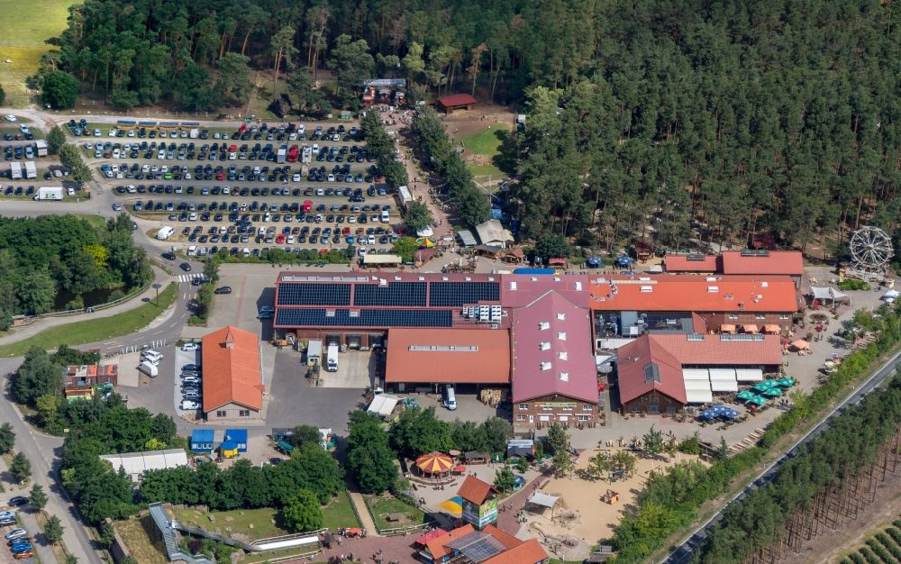 Luftaufnahme Beelitz - Freizeitzentrum Spargel- und Erlebnishof Klaistow im Bundesland Brandenburg